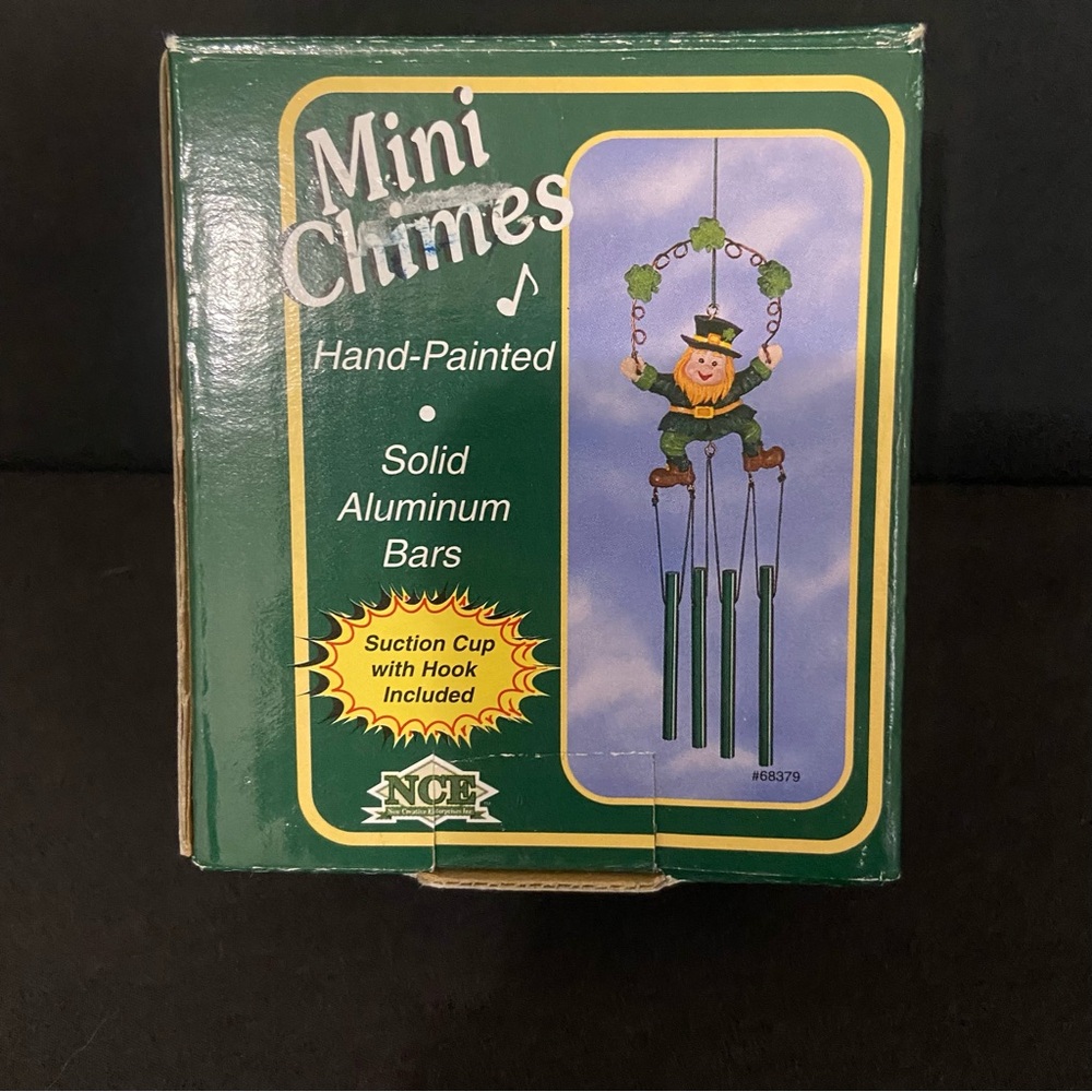 Mini Chimes Hand-Painted Wind Chime - Green